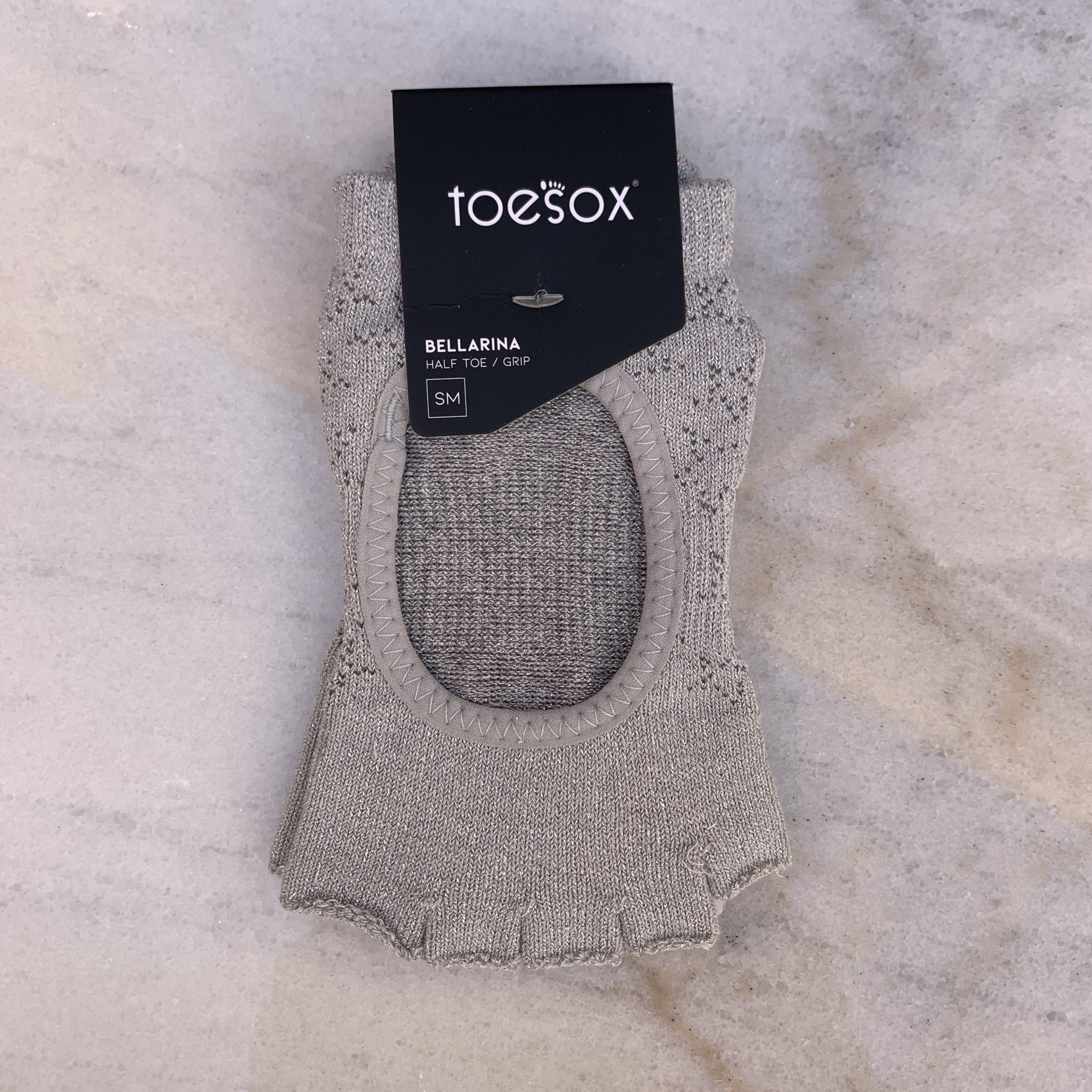 Buy Unisex Toesox Half Toe Bellarina Yoga & Pilates Grip Sock