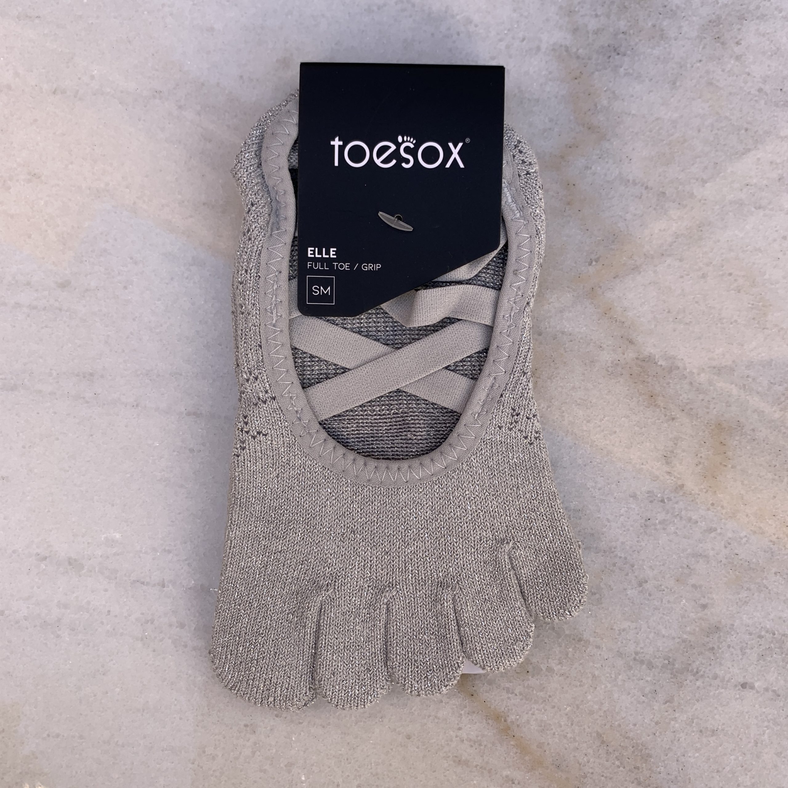 Toesox Bellarina Half Toe - Graphite - Accessoires - Yoga Specials