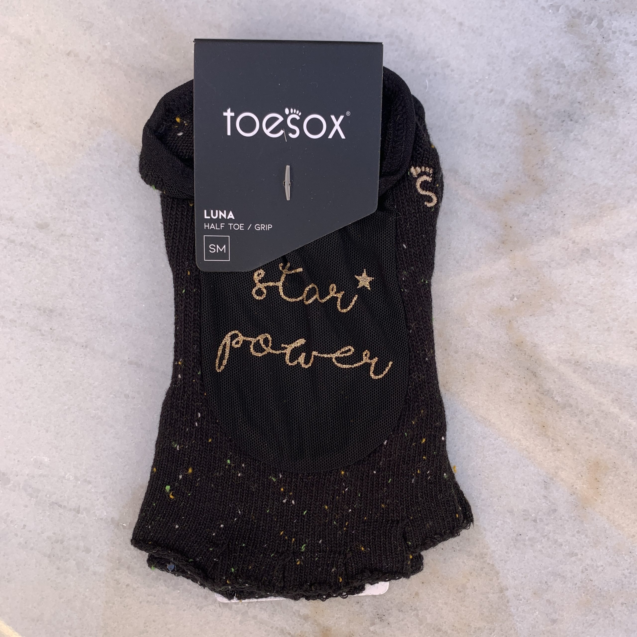 Toesox Women's Luna Half Toe (Black) Medium : : Clothing